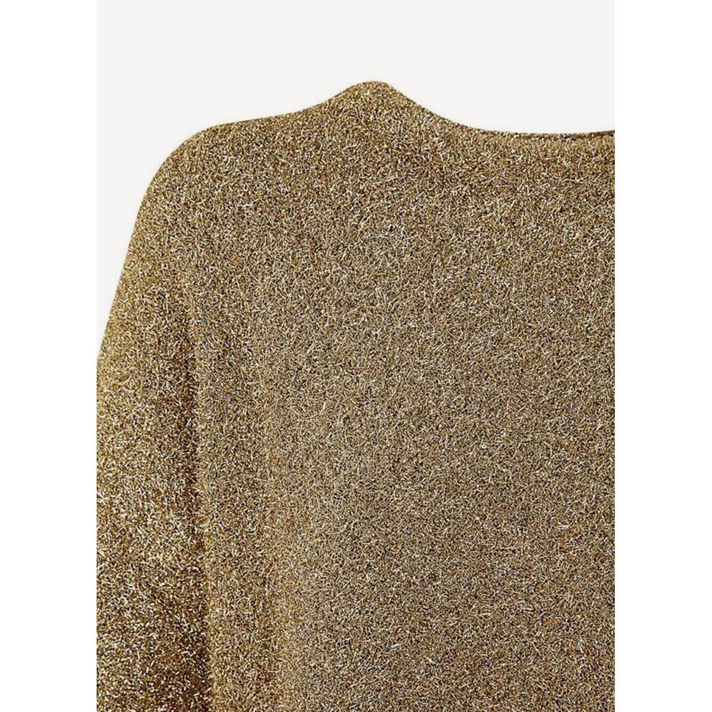 Jersey de punto - Dorado - Mujer