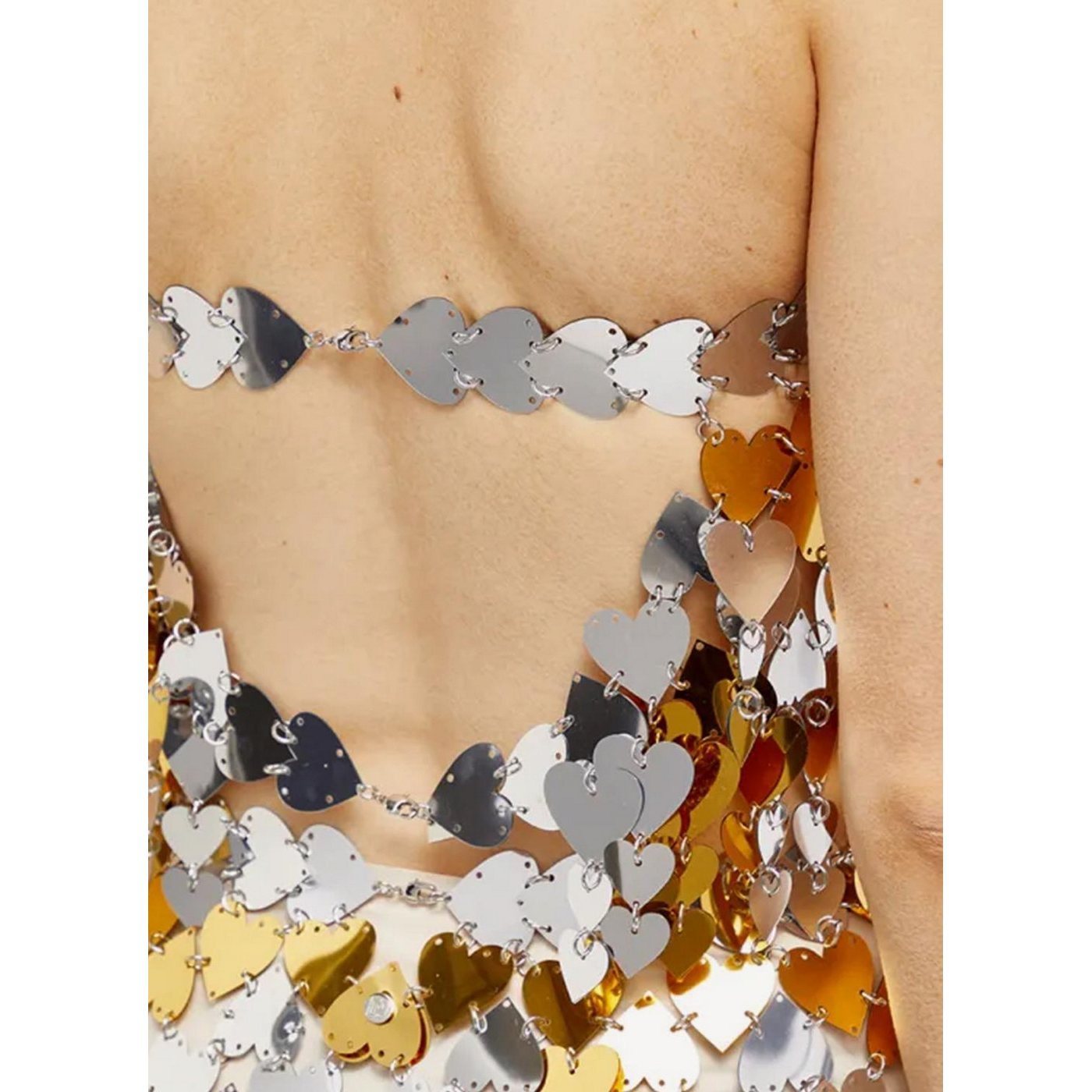 Top Tissé - Argent Et Or - Femme