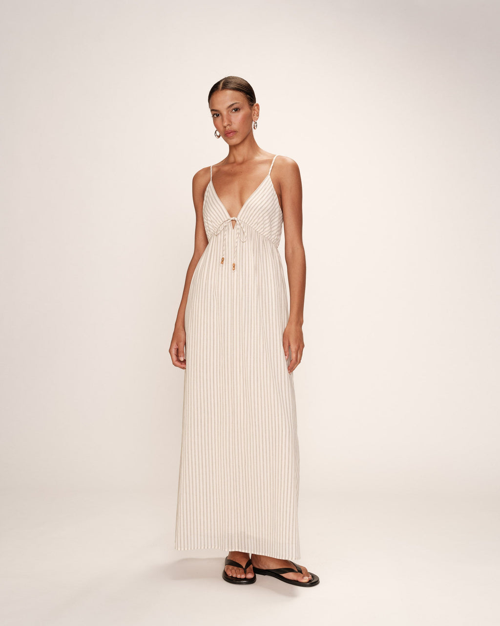 Robe Longue Raja - Ecru