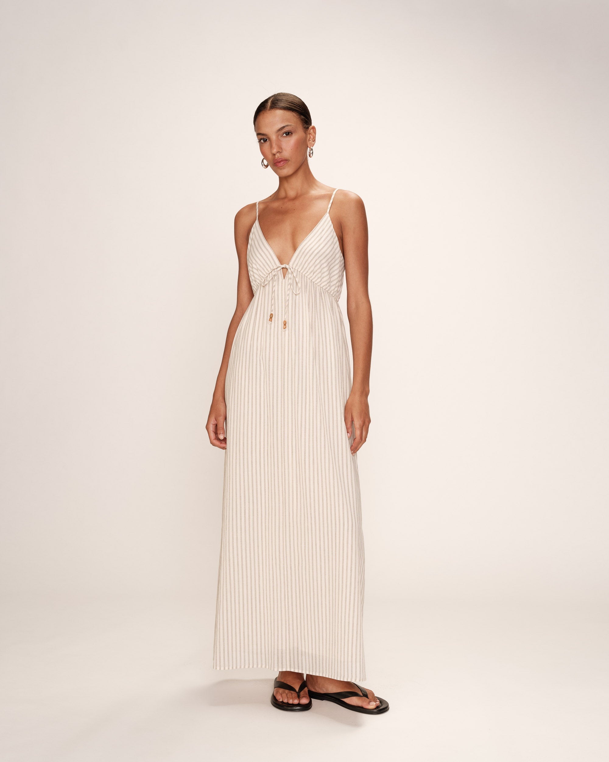 Robe Longue Raja - Ecru