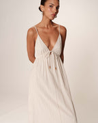 Robe Longue Raja - Ecru