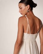 Robe Longue Raja - Ecru