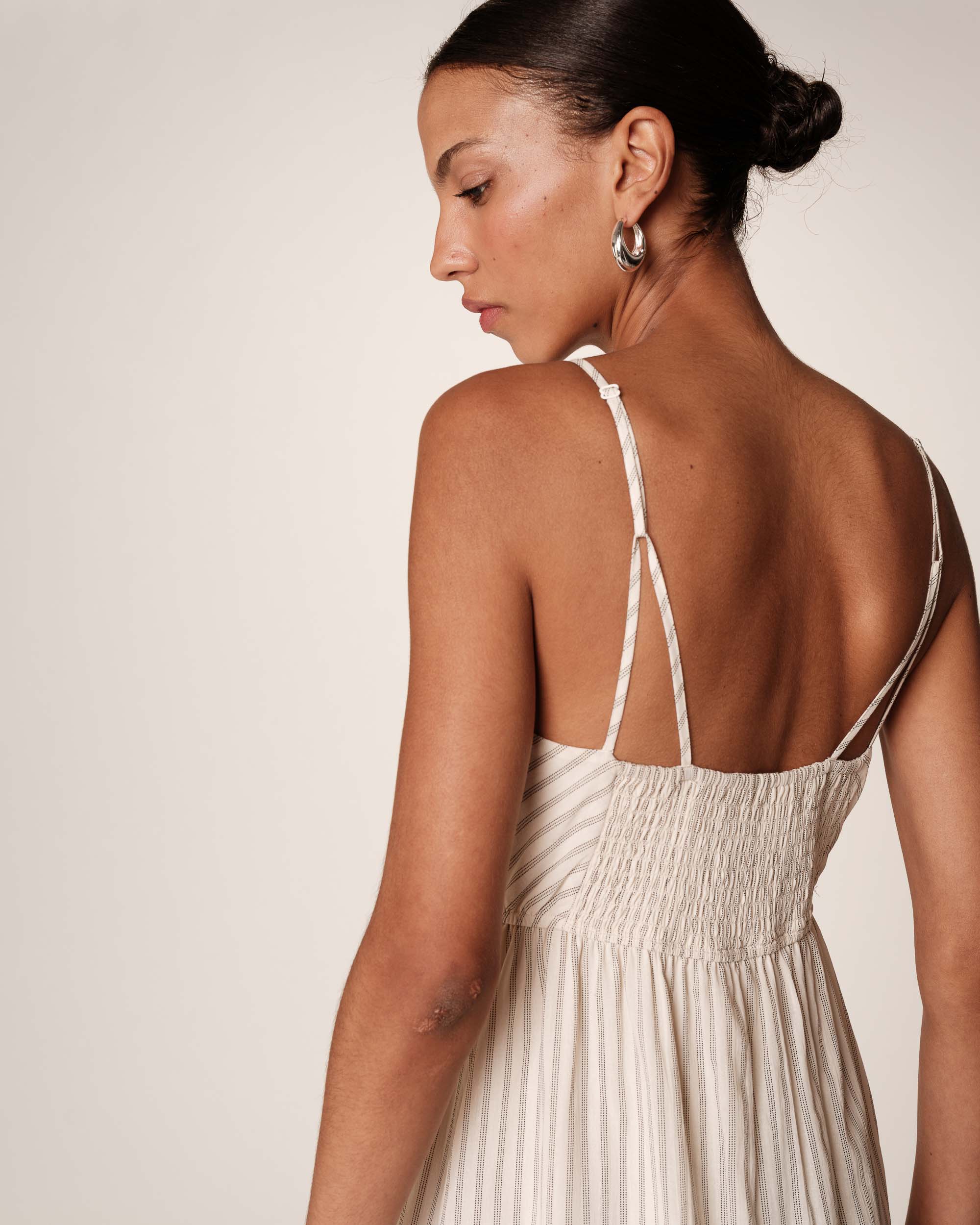 Robe Longue Raja - Ecru