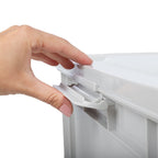 Lot 3 Boîtes Rangement Sous Vide Pliable Optibox