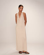 Robe Mi-Longue Rani - Champagne