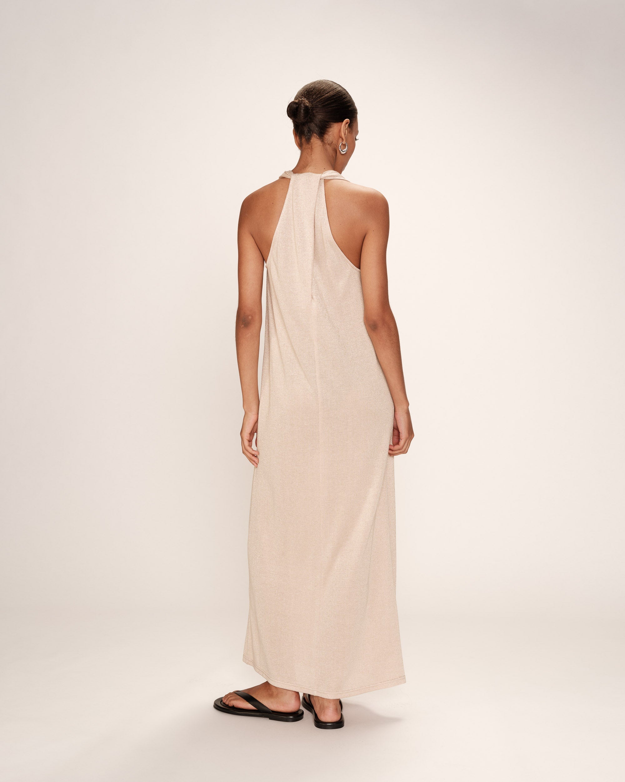 Robe Mi-Longue Rani - Champagne