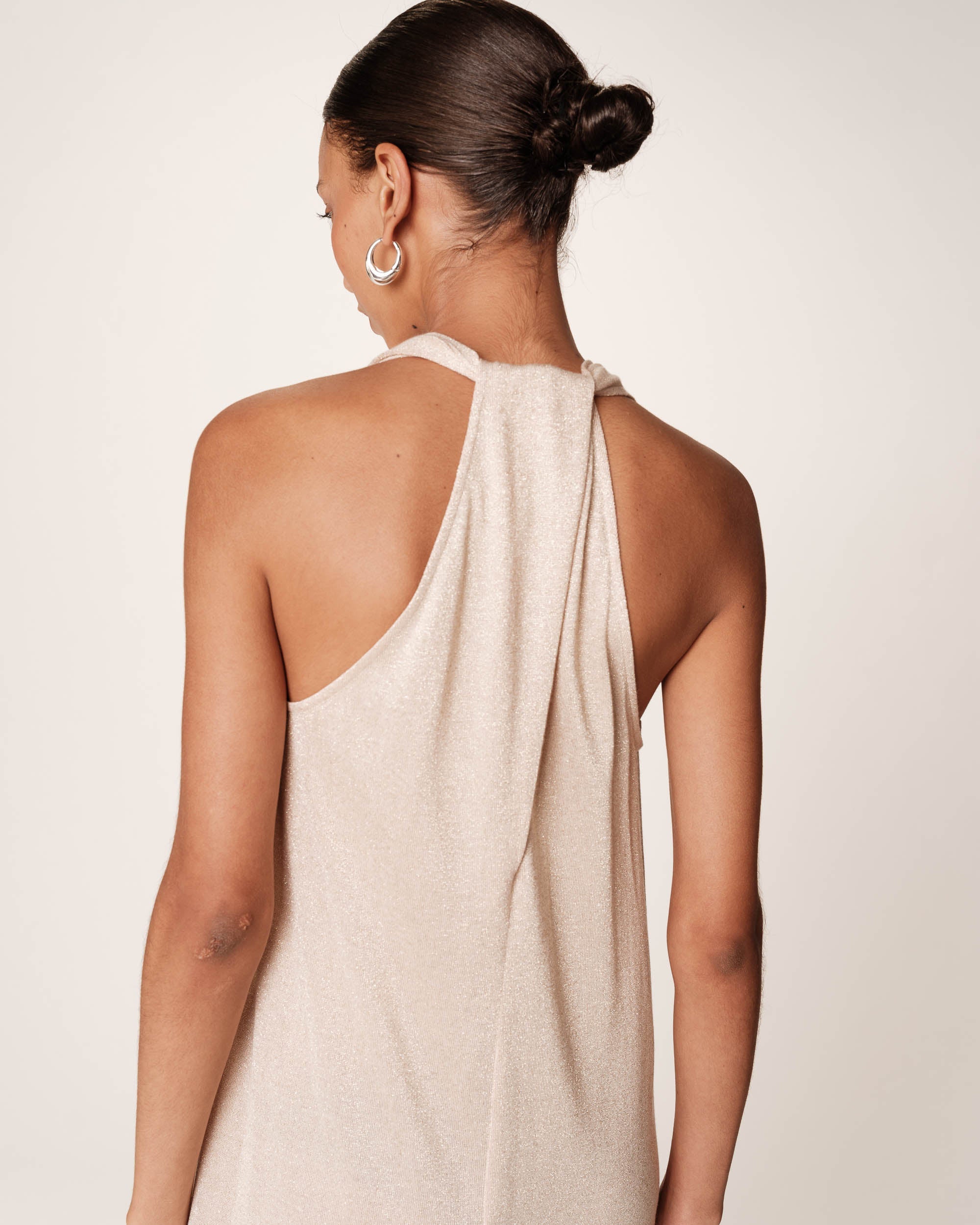 Robe Mi-Longue Rani - Champagne