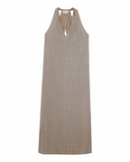 Robe Mi-Longue Rani - Taupe