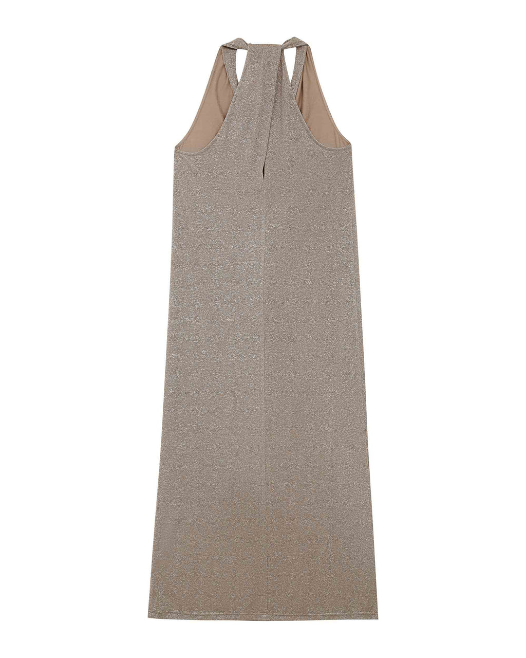 Robe Mi-Longue Rani - Taupe