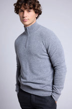 Jersey de cuello alto con cremallera Rayman - Gris oscuro - Hombre
