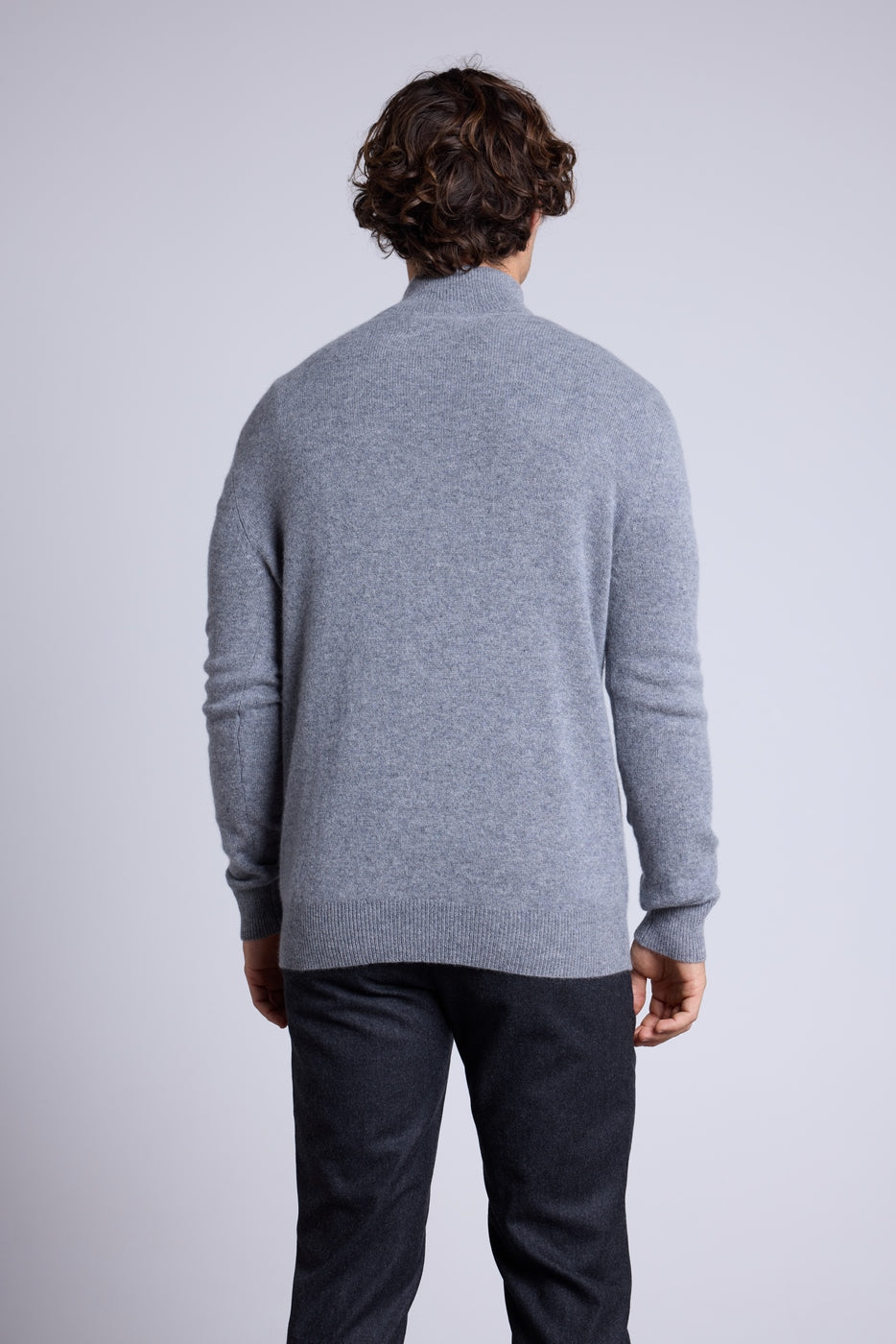 Jersey de cuello alto con cremallera Rayman - Gris oscuro - Hombre