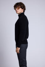 Jersey Rayman de cuello alto con cremallera - Negro y gris - Hombre