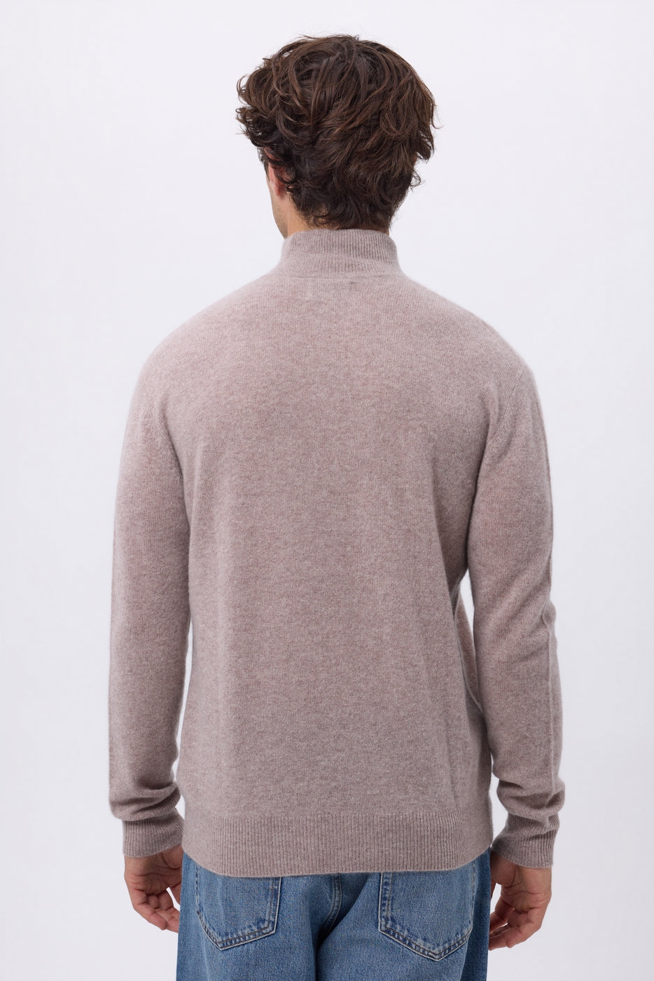 Jersey de cuello alto con cremallera Rayman - Avellana - Hombre