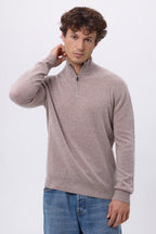 Jersey de cuello alto con cremallera Rayman - Avellana - Hombre