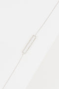 Bracelet "Ava" D0,14/46 - Or Blanc 375/1000