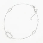 Pulsera "Mano" D0.10/33 - Oro blanco 375/1000