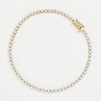 Bracelet " Rivière 1 Carat" Diamant :1Ct/70 - Or Jaune