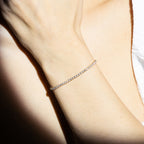 “River 1 Carat” D1Ct/65 Bracelet – 417/1000 Yellow Gold