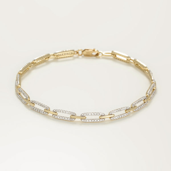Bracelet "Ausar" D1/252 - Or Jaune 375/1000