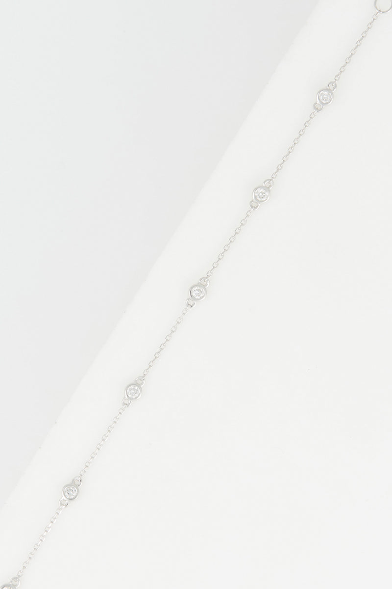 "Serket" Bracelet D0.20/7 - 375/1000 White Gold
