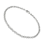 Bracelet "Ligne De Chance" Diamants 0,5/72 - Or Blanc 375/1000