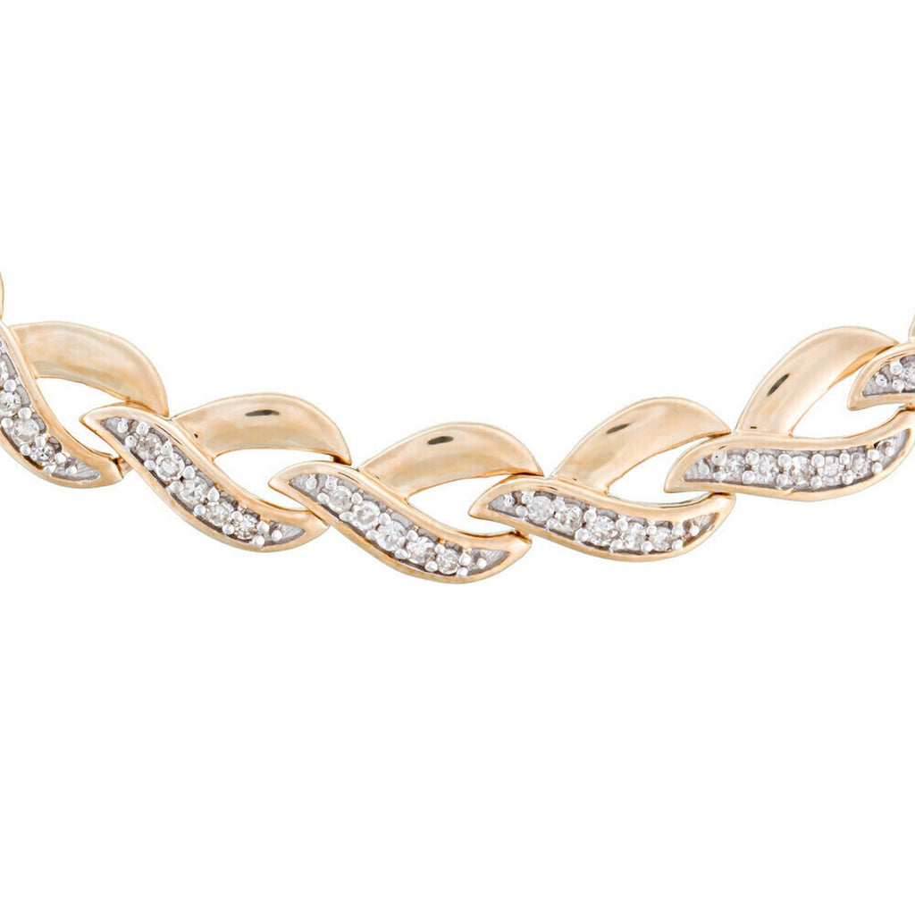 Bracelet Diamants 0,51/115 - Or Jaune 375/1000
