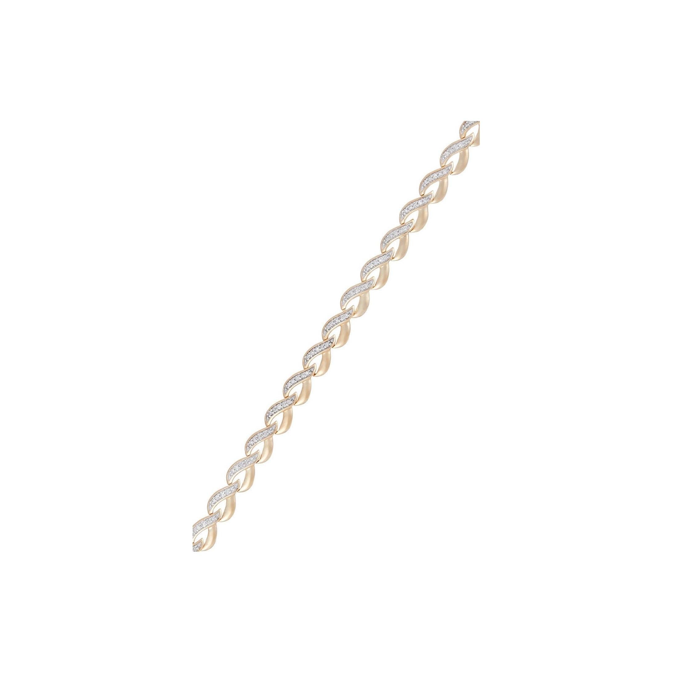 Pulsera de Diamantes 0.51/115 - Oro Amarillo 375/1000