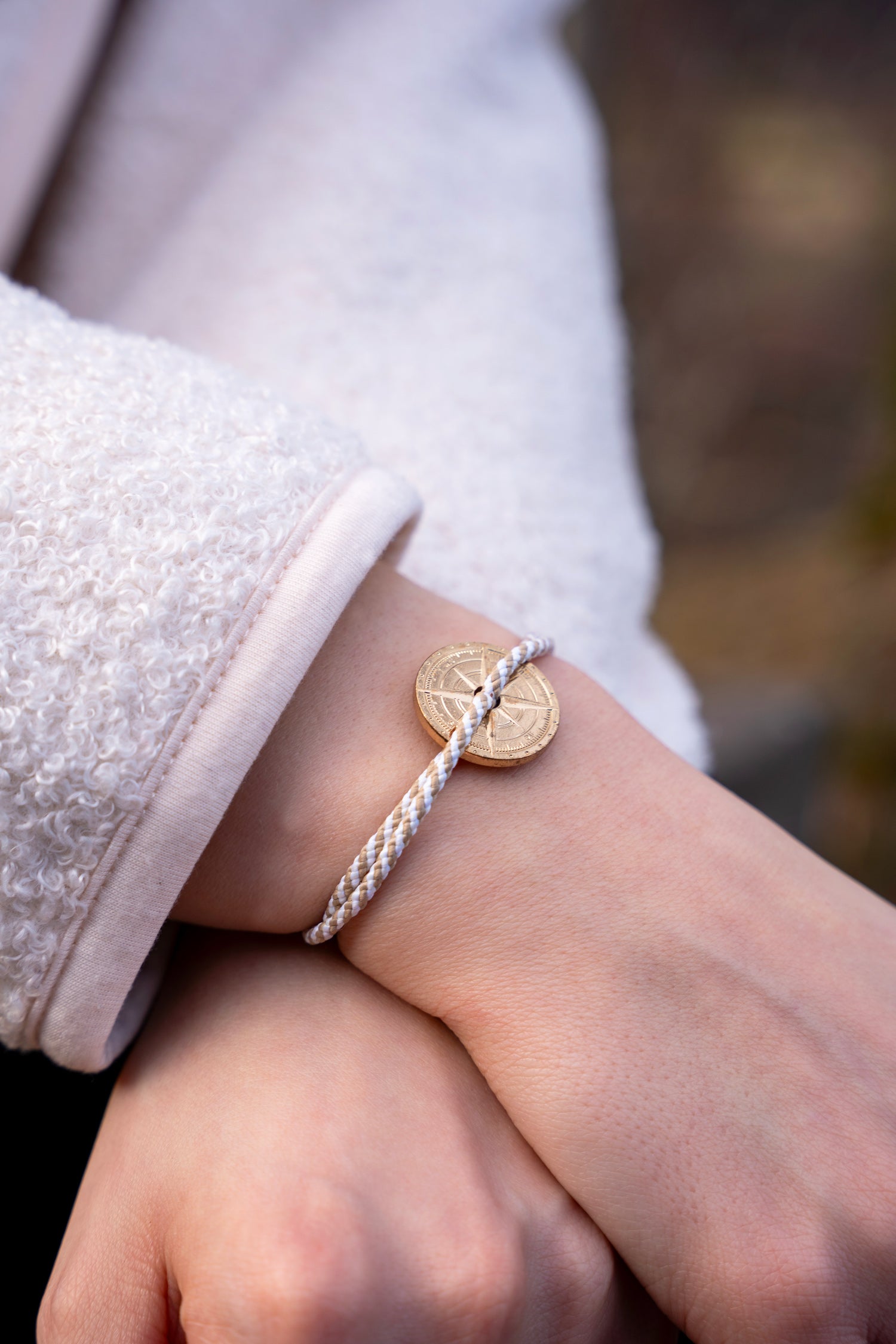 Bracelet Grenelle - Beige & Bleu