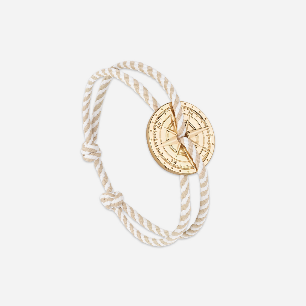 Bracelet Alma - Beige & Blanc