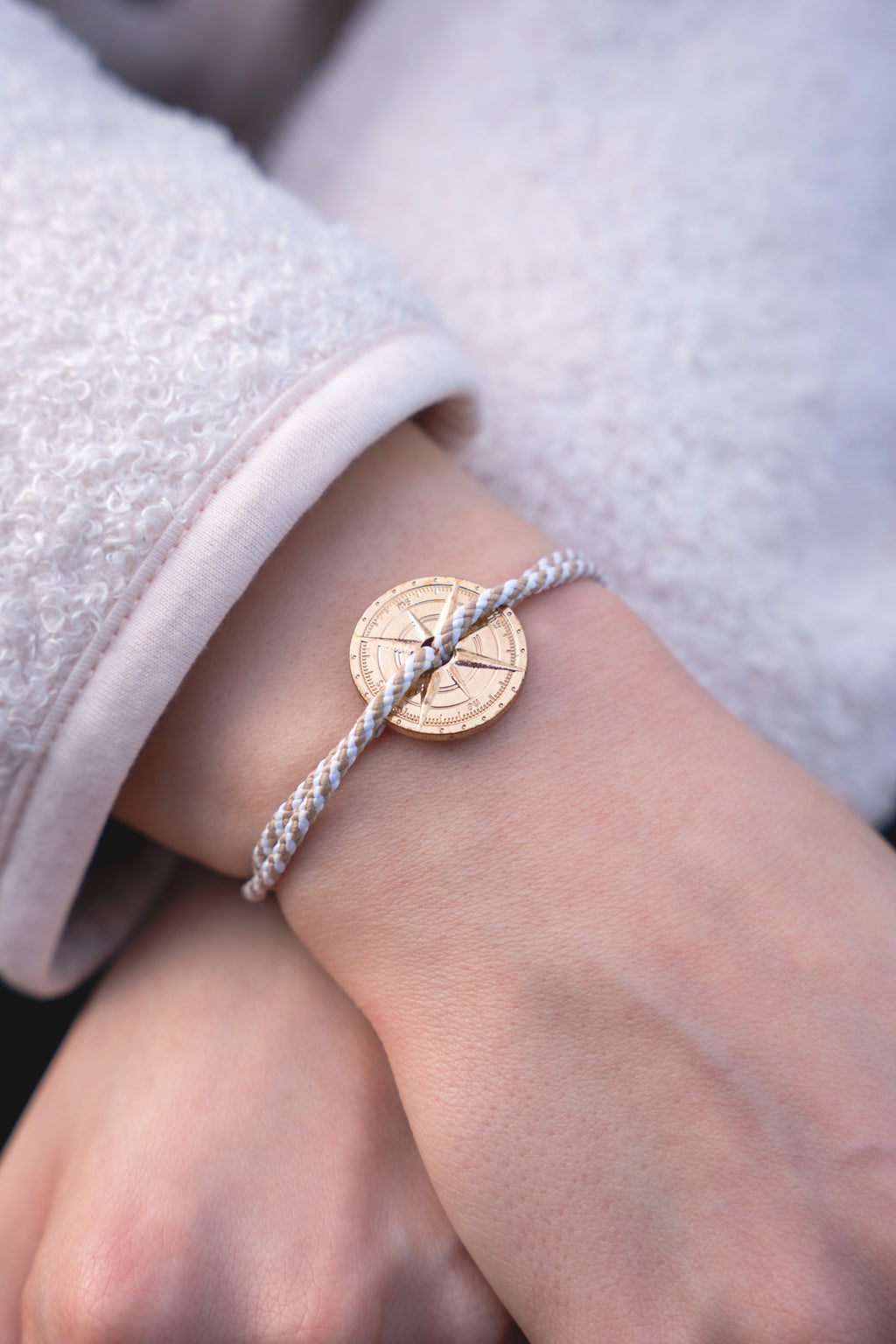 Bracelet Alma - Beige & Blanc