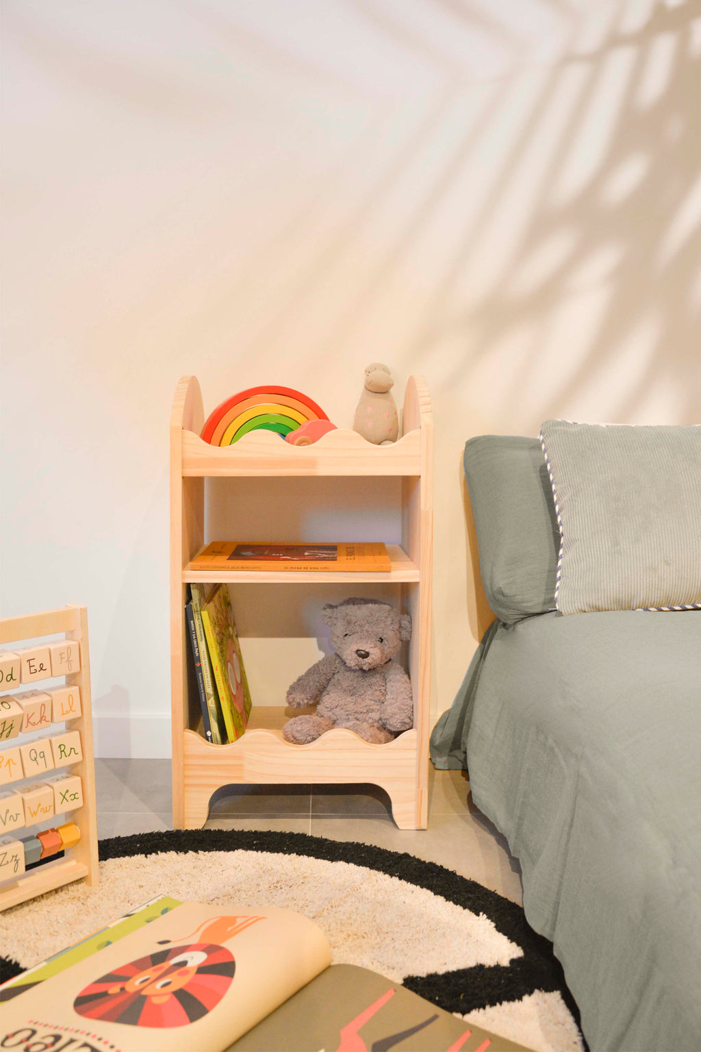 Table De Chevet Montessori Lola. 60 Cm Naturel. "Lola"