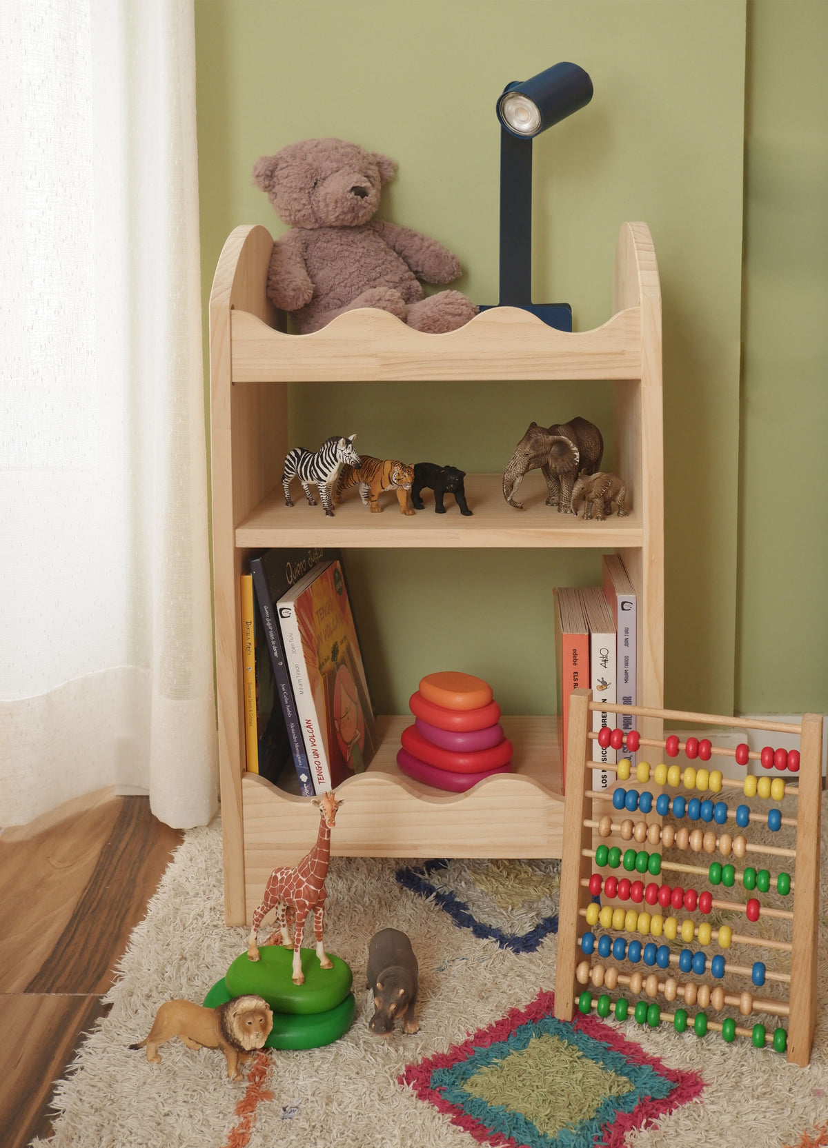Table De Chevet Montessori Lola. 60 Cm Naturel. "Lola"