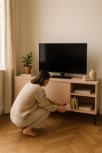 Mirko TV Unit 113 cm "Pink"