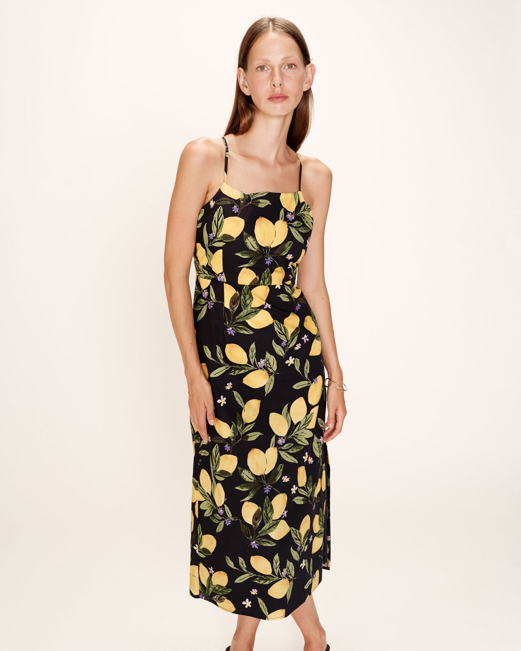 Robe Mi-Longue Rebecca - Noir