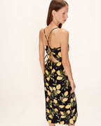 Robe Mi-Longue Rebecca - Noir