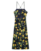 Robe Mi-Longue Rebecca - Noir