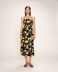 Robe Mi-Longue Rebecca - Noir