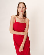 Rebecca Midi Dress - Red
