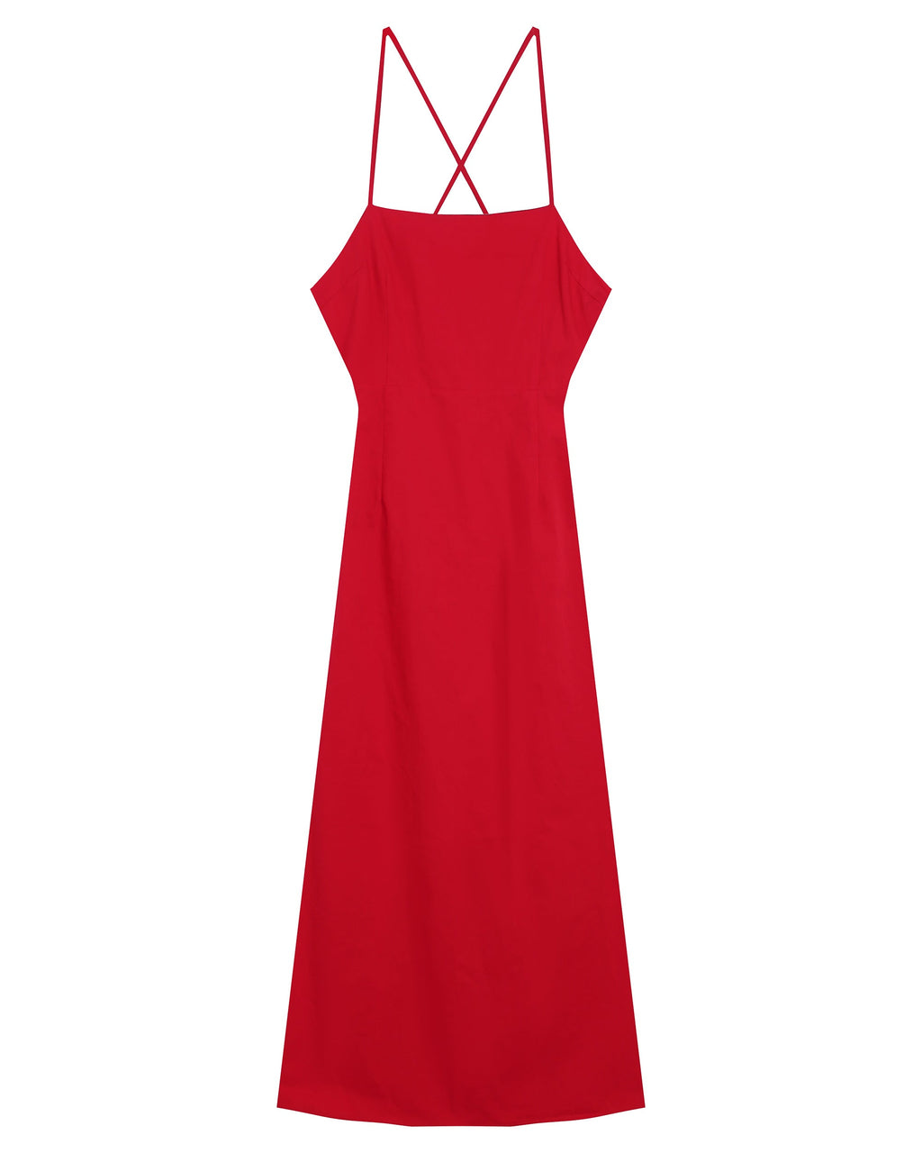 Rebecca Midi Dress - Red