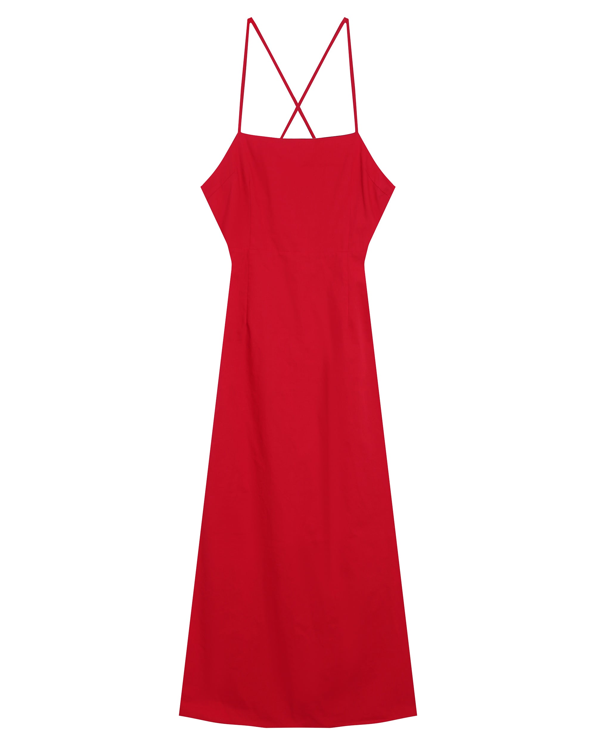 Rebecca Midi Dress - Red