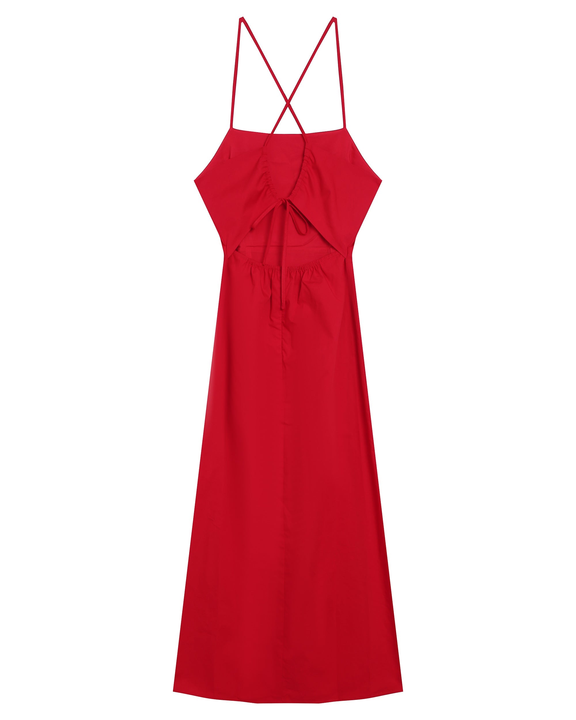 Rebecca Midi Dress - Red