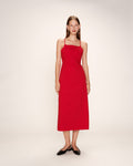 Rebecca Midi Dress - Red