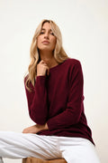 Batwing Jumper - Rebecca - Burgundy