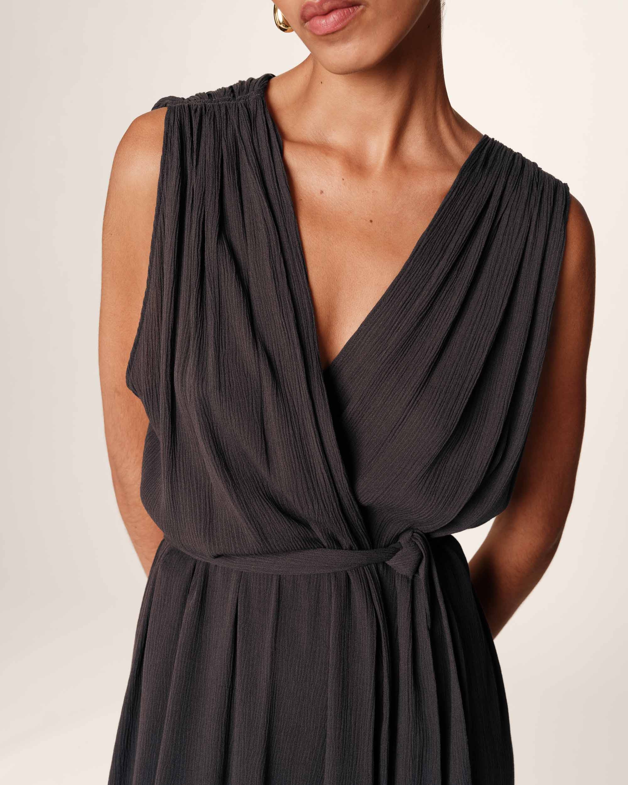 Robe Longue Regis - Anthracite