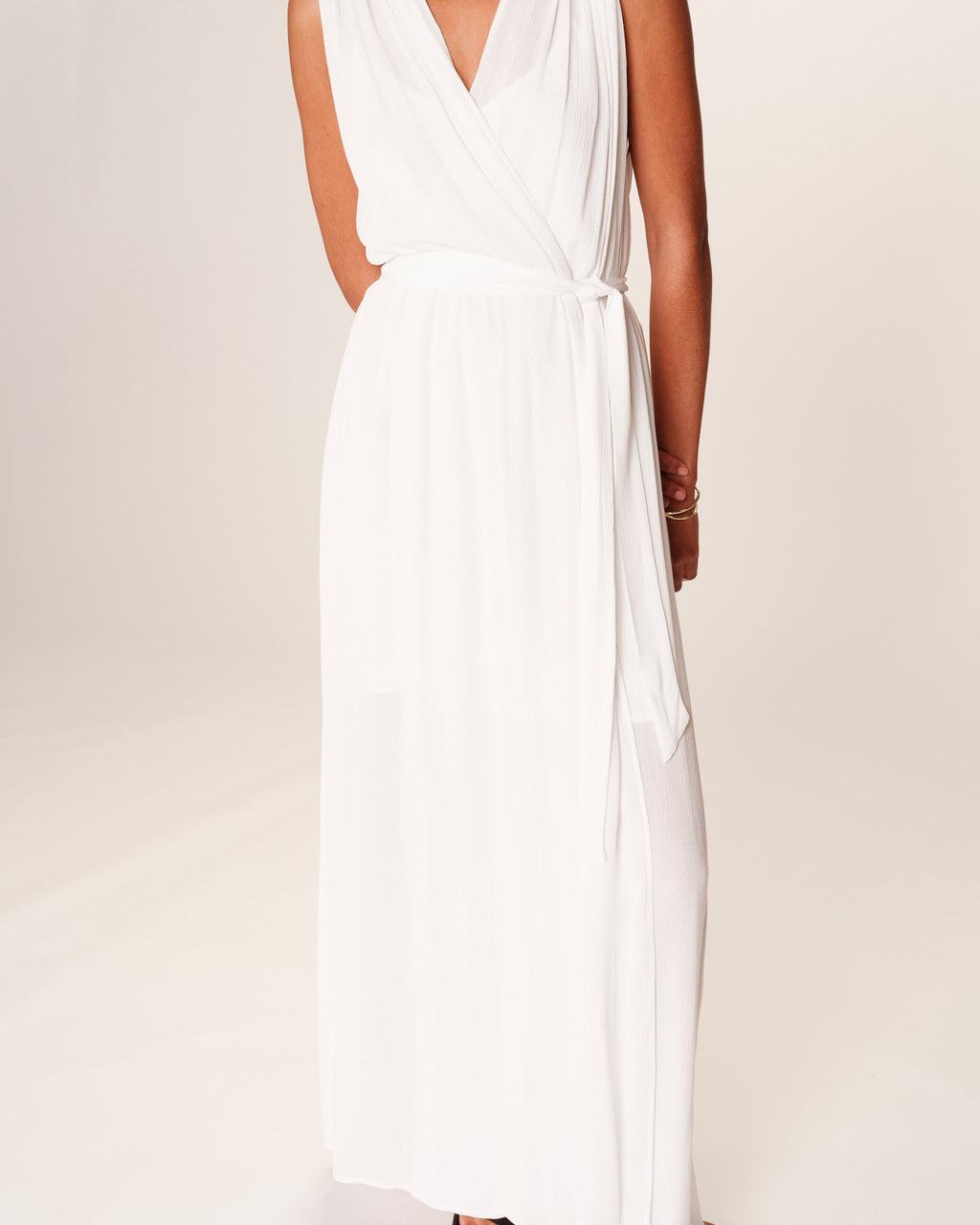 Robe Longue Regis - Ecru