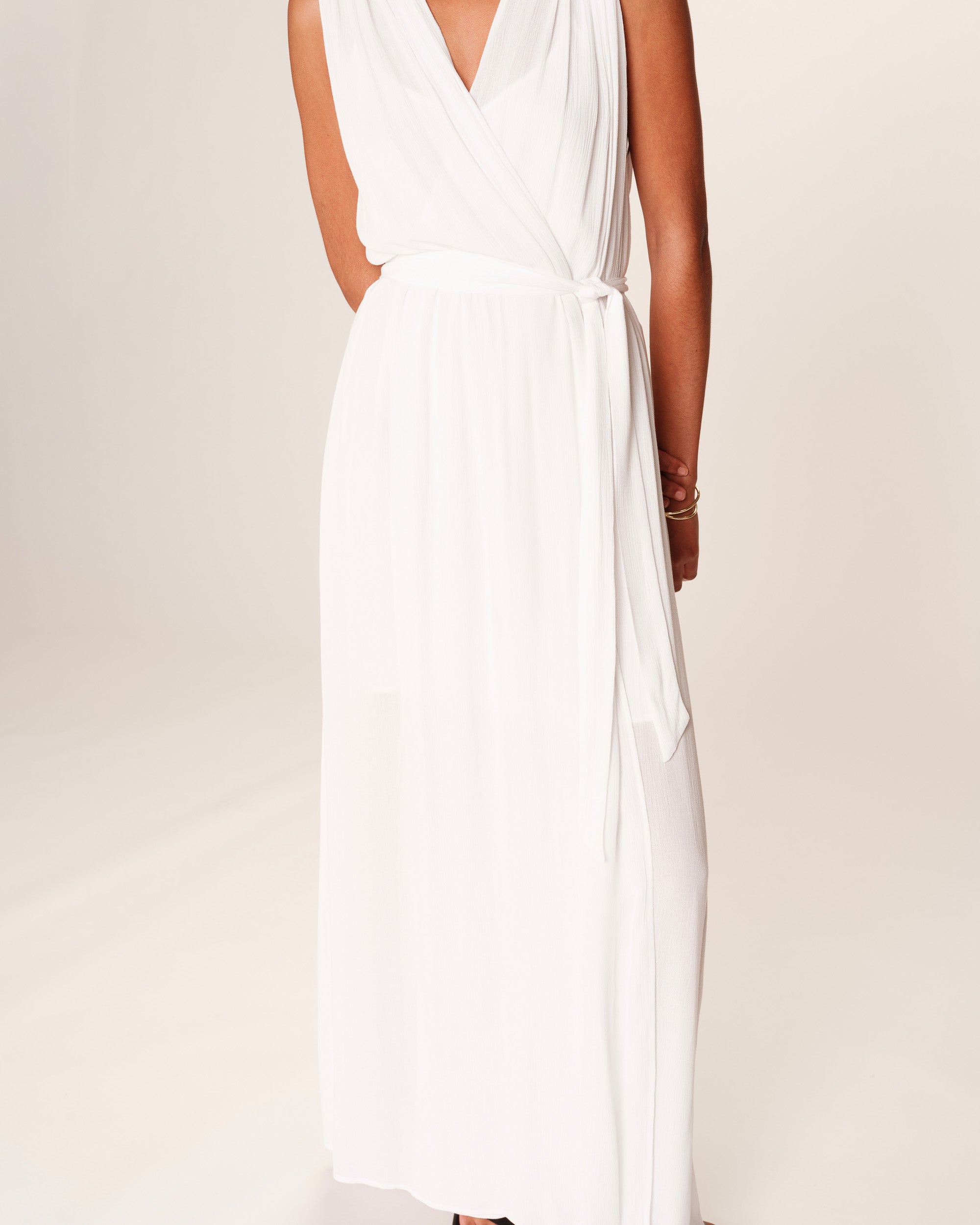Robe Longue Regis - Ecru