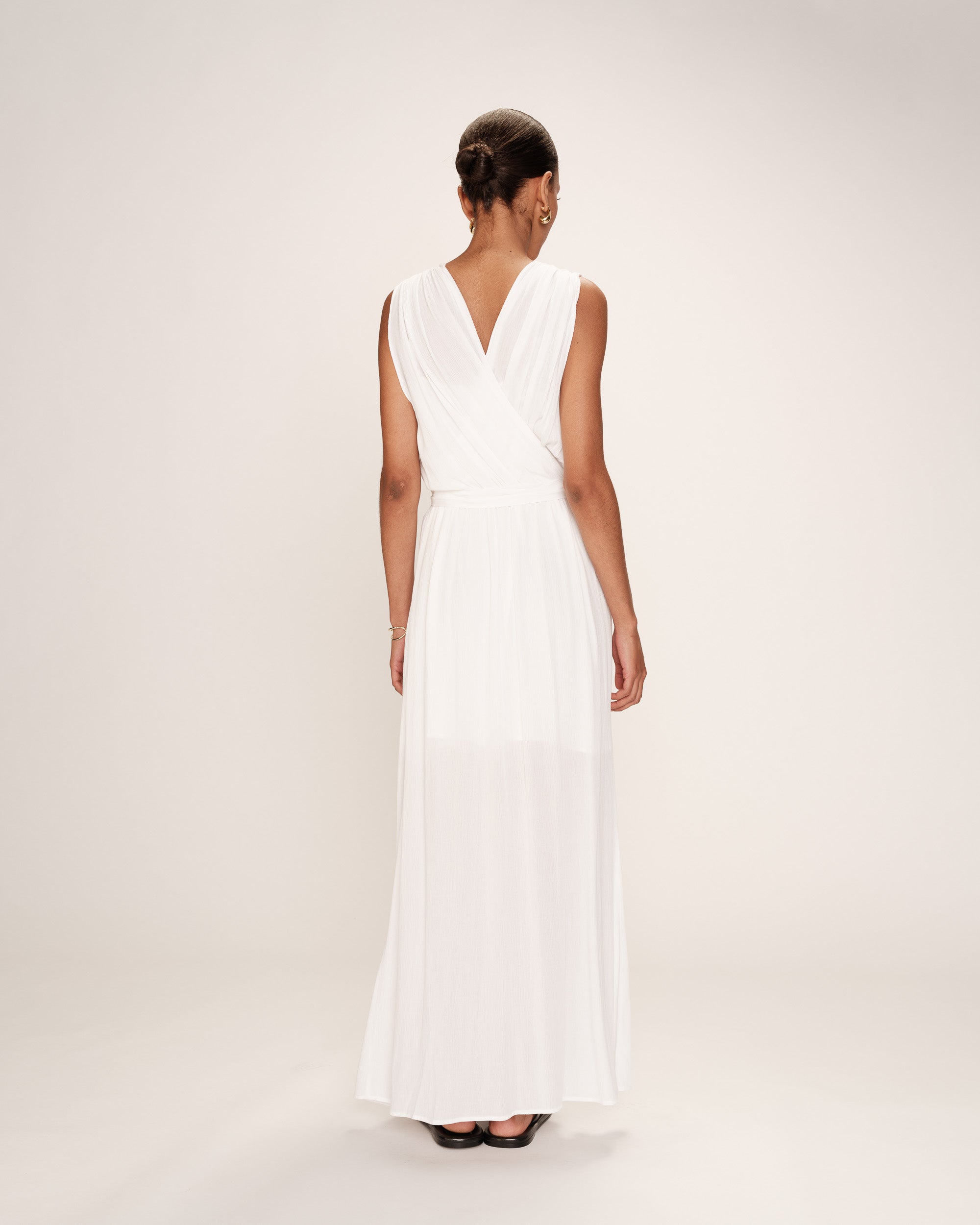 Robe Longue Regis - Ecru