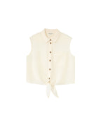 Tied Shirt Ecru Licorice