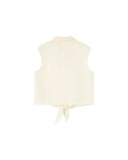 Tied Shirt Ecru Licorice