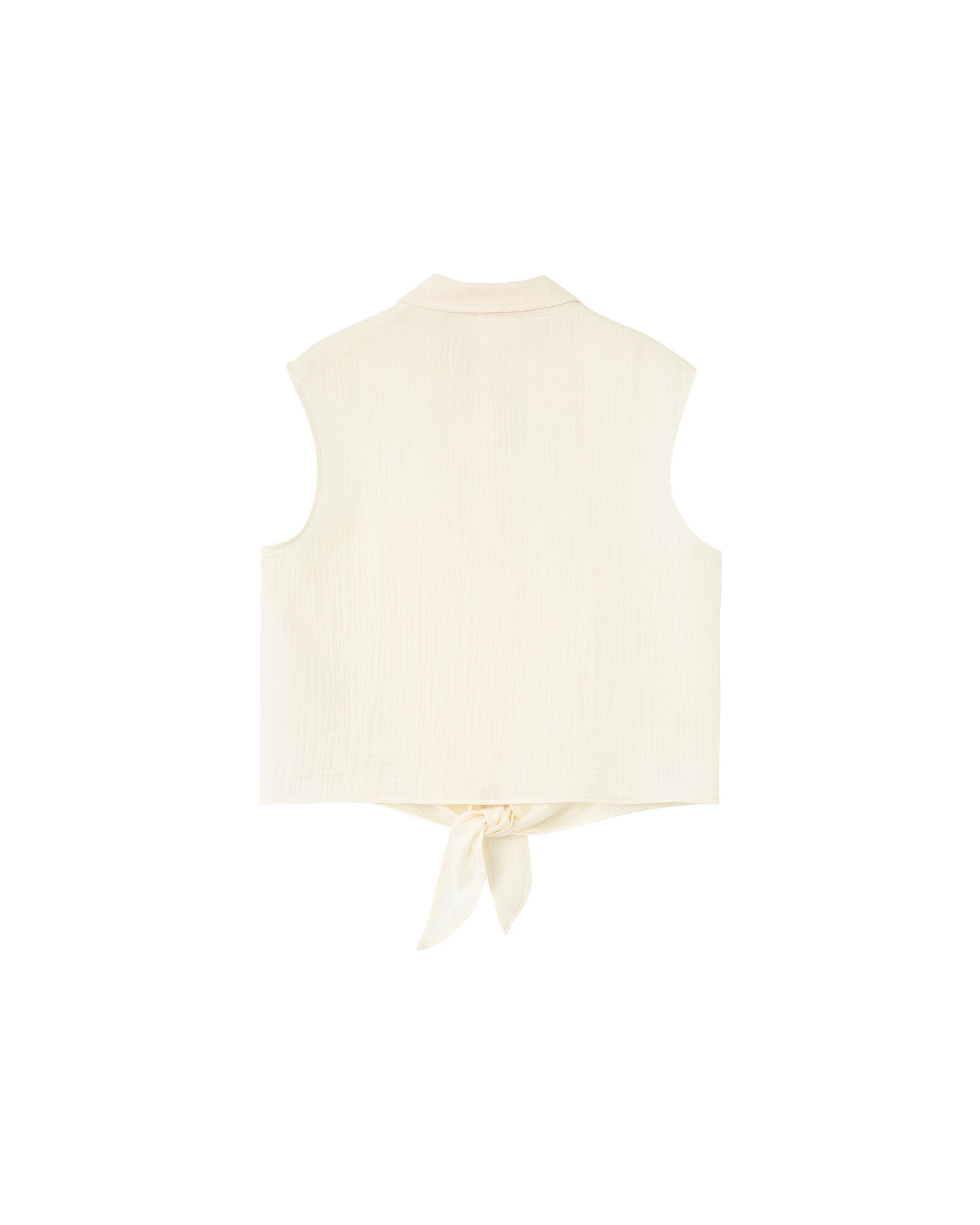 Tied Shirt Ecru Licorice